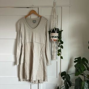 Linen dress by Maeve from Anthropologie